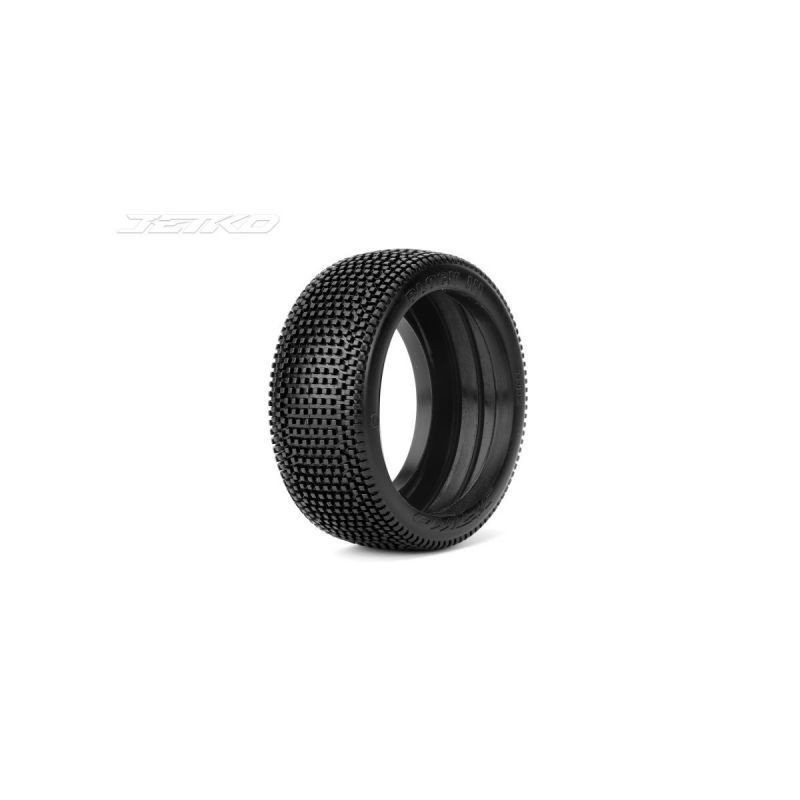 JETKO BLOCK IN ULTRA SOFT 1:8 BUGGY (4) TYRES ONLY