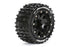 Louise Tires & Wheels ST-PIONEER 1/10 Black Beadlock (0) Soft MFT LT3312SB