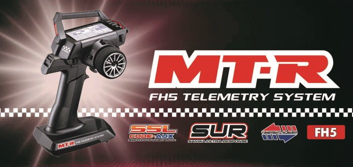 Sanwa MT-R FH5 Radio System 4-Channel 2.4GHz με RX-493i Receiver (Telemetry)