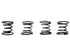Mugen Seiki MBX8R Brake Pad Springs 4pcs – Ελατήρια Τακακιών Φρένου