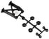Mugen Seiki MBX8R Rear Wing Mount (+15) | Racerc