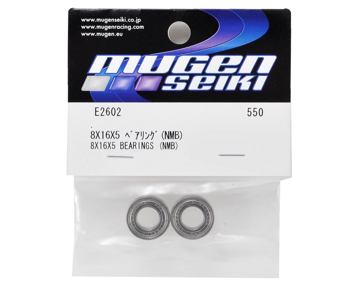 Mugen Seiki 8x16x5mm NMB Bearing (2) - RACERC
