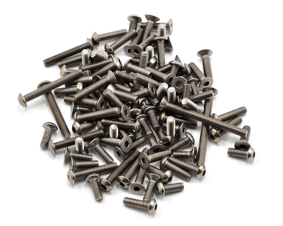 Mugen Seiki MBX7 Titanium Upper Screw Set A - RACERC