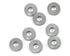 Mugen Seiki 3x8x2mm Aluminum Roll Center Spacer (8)