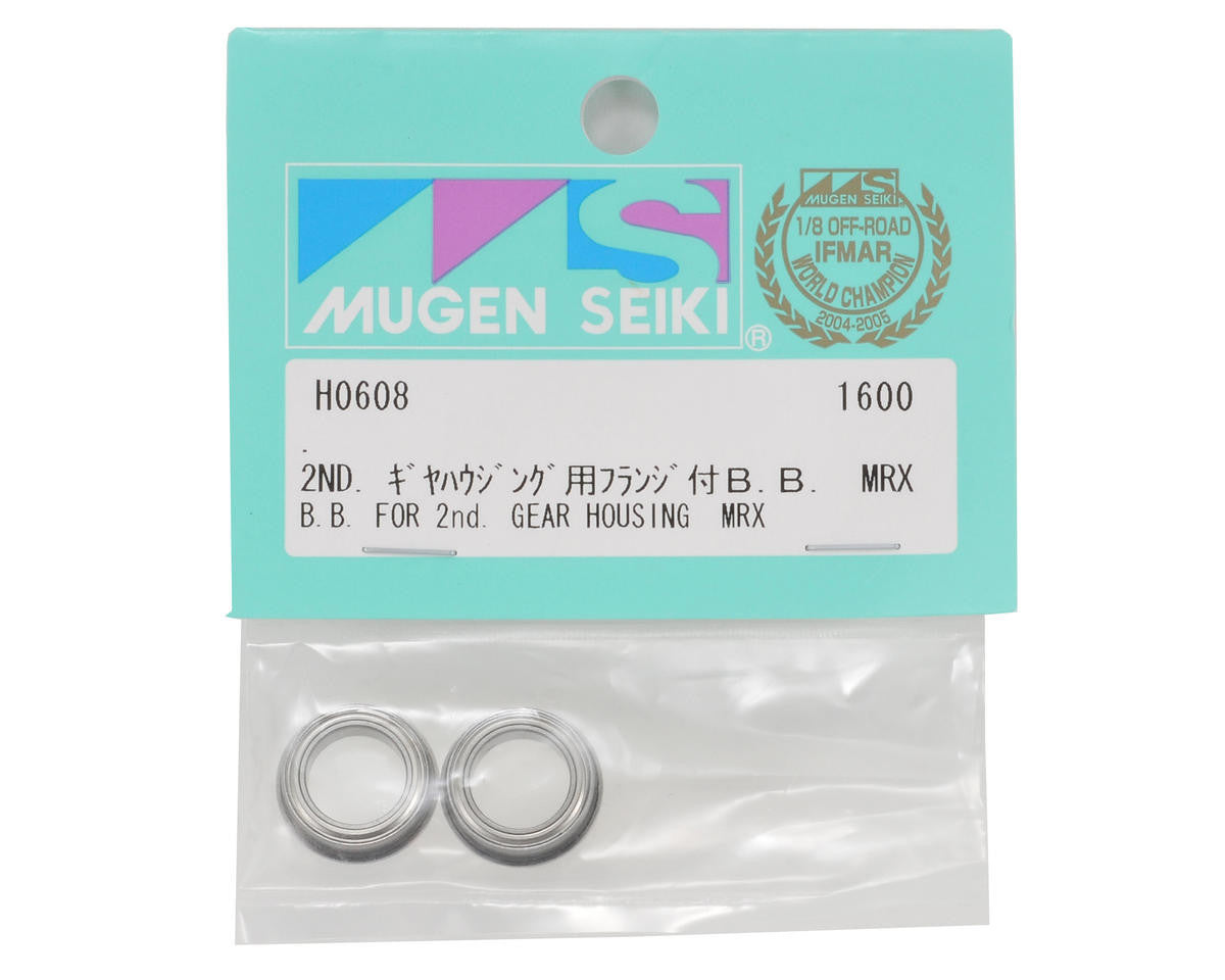 Mugen Seiki 10x15x4mm Flanged Bearing (2) - RACERC