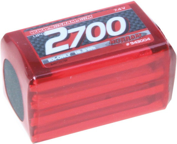 NOSRAM VTEC LiPo 2700 RX-Pack 2/3A Hump - RX-only - 7.4V - RACERC