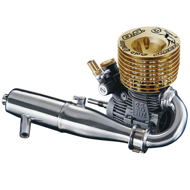 O.S.® 21XZ-B Speed Spec II Gold Edition with T2090SC Pipe NEW! - RACERC