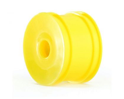 PR Racing 55x38mm 2WD+4WD Rear Wheels 12mm Yellow (8 pcs)