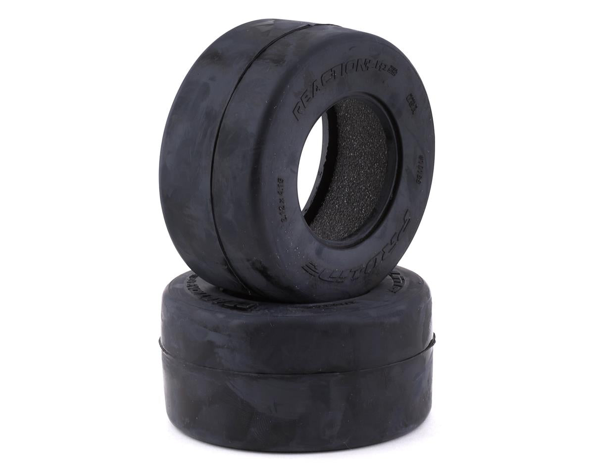 Pro-Line Reaction+ HP Belted Wide Drag Slick 2.2/3.0 SCT Rear Tires (2) (S3)