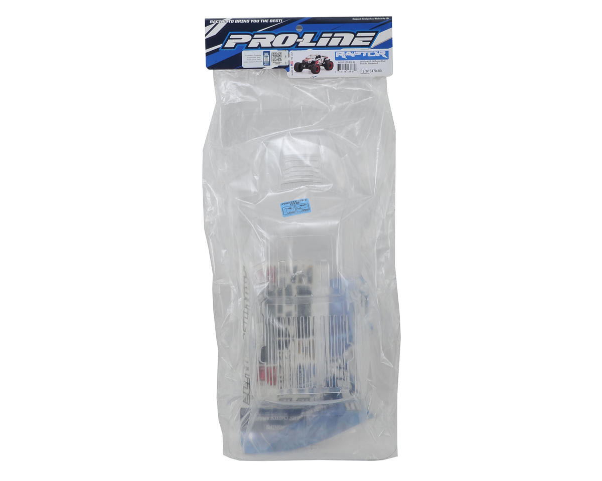 Pro-Line 2017 Ford F-150 Raptor Body (Clear) (Stampede)
