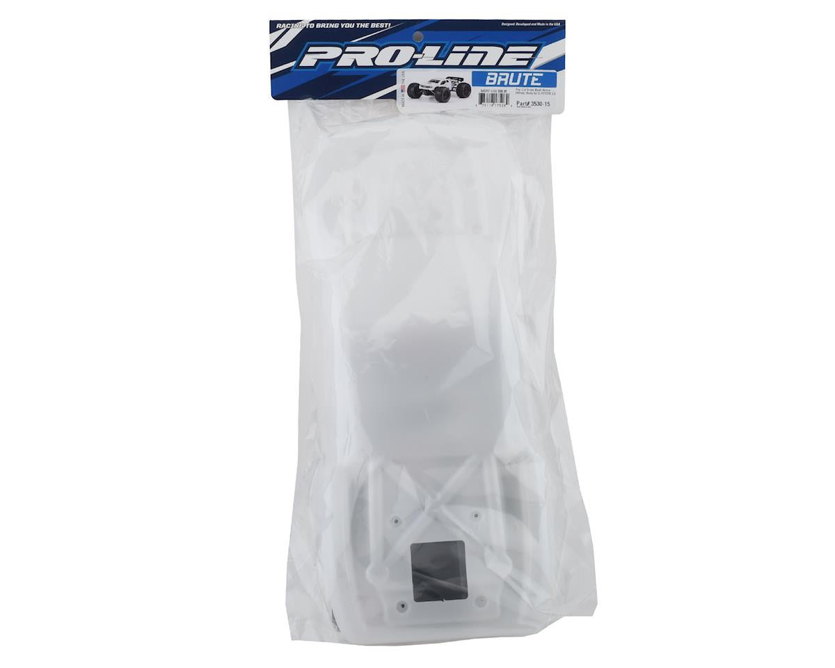 Pro-Line Brute Pre-Cut Bash Armor Body (White) (E-Revo 2.0)