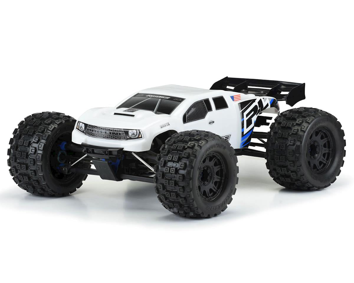Pro-Line Brute Pre-Cut Bash Armor Body (White) (E-Revo 2.0)