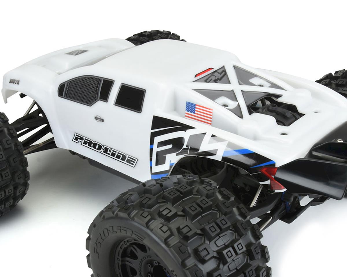 Pro-Line Brute Pre-Cut Bash Armor Body (White) (E-Revo 2.0)