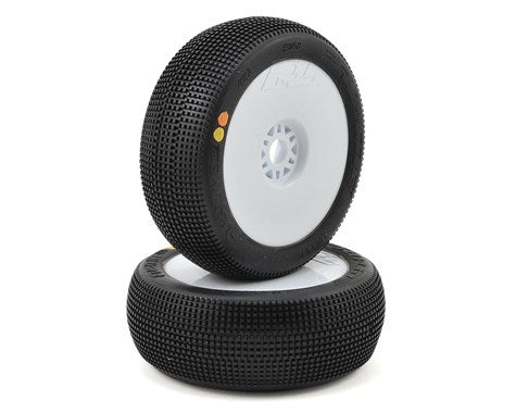 Pro-Line Fugitive Lite Pre-Mounted 1/8 Buggy Tires (White) (2) (X2) - RACERC