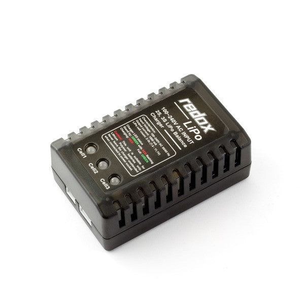 Redox LiPo Balance Charger for 2S-3S LiPo Batteries (AC) - RACERC