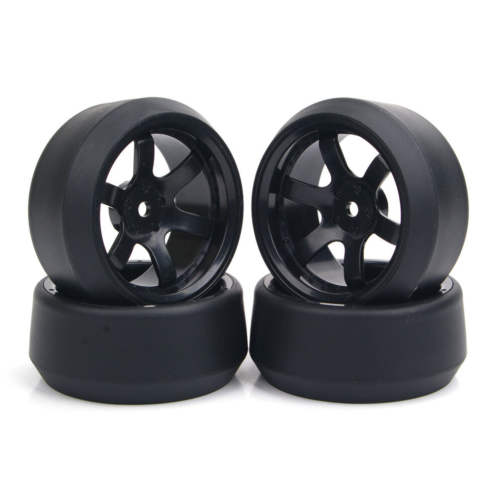 PROTONRC 4X 1:10 RC On-Road Car Drift Tire+12mm Hex Wheel Rims