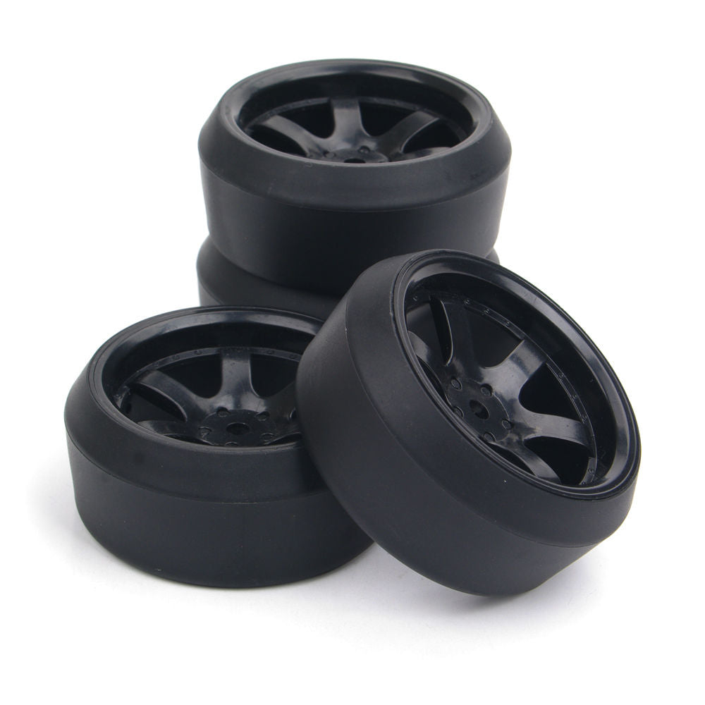 PROTONRC 4X 1:10 RC On-Road Car Drift Tire+12mm Hex Wheel Rims
