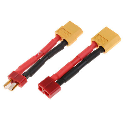 ProtonRC XT60 To T Plug 12AWG Silicone Wire L=50mm  2pcs/bag (2pcs)