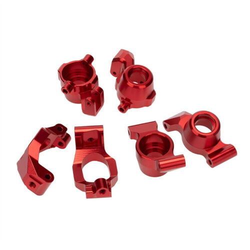ProtonRC 1/10 Traxxas MAXX  Aluminum Steering Knuckle Set, C hub set, Rear Stub Axle Carriers Set Blue