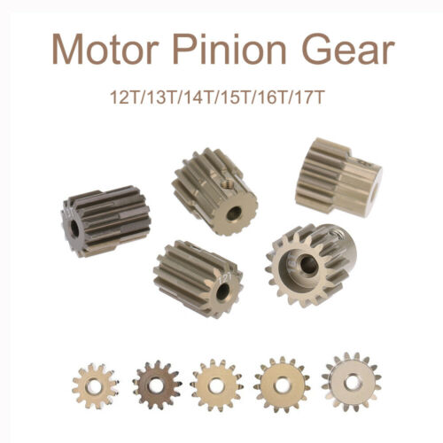 ProtonRC Aluminum 7075 Hard Coated 32DP Motor Pinions Gear - Ti Gold for 3.175 Shaft