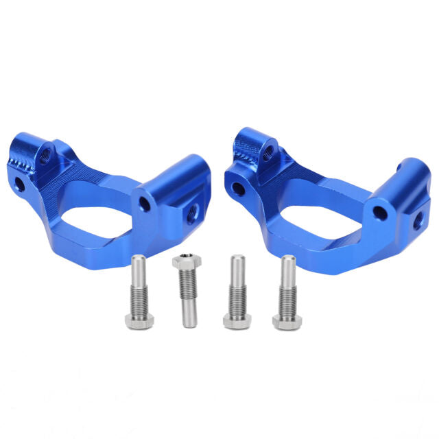 ProtonRC 1/10 Traxxas MAXX  Aluminum Steering Knuckle Set, C hub set, Rear Stub Axle Carriers Set Blue