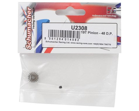 Schumacher 48P Steel Pinion Gear (3.17mm Bore) (19T) - RACERC