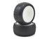 Schumacher "Mini Dart" 2.2" Rear Buggy Pre-Mounted Carpet Tires (2) (Yellow) w/12mm Hex - RACERC
