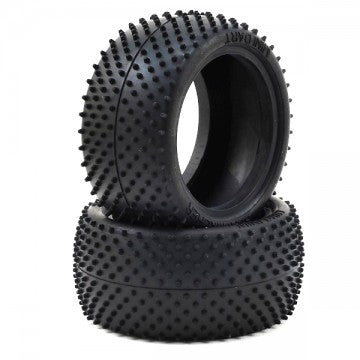 Schumacher Mini Dart - Rear Tyres - Yellow (1 pair) U6826 - RACERC