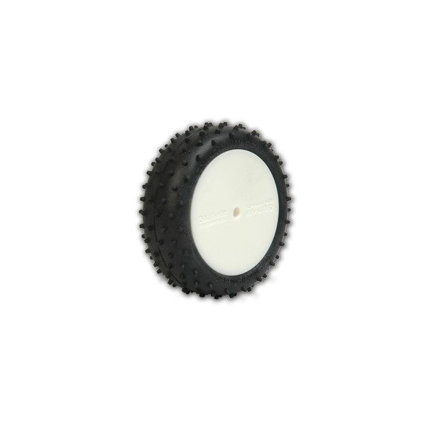 Schumacher - Mini Spike2 -Pre-Glued Yellow Front 4WD hex (pr) - RACERC