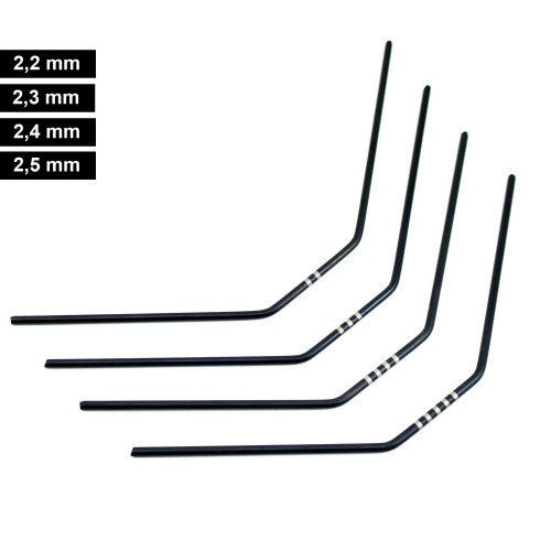 Ultimate Racing Front Anti-Roll Bar Set για Mugen / Associated / XRAY (4pcs)