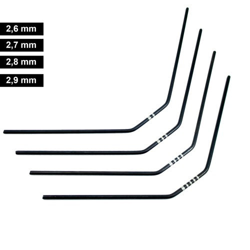 Ultimate Racing Rear Anti-Roll Bar Set για Mugen / Associated / XRAY (4τμχ)