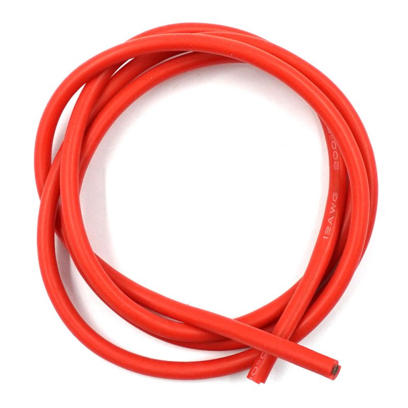 ProtonRC Silicone Wire 12AWG 1m Red
