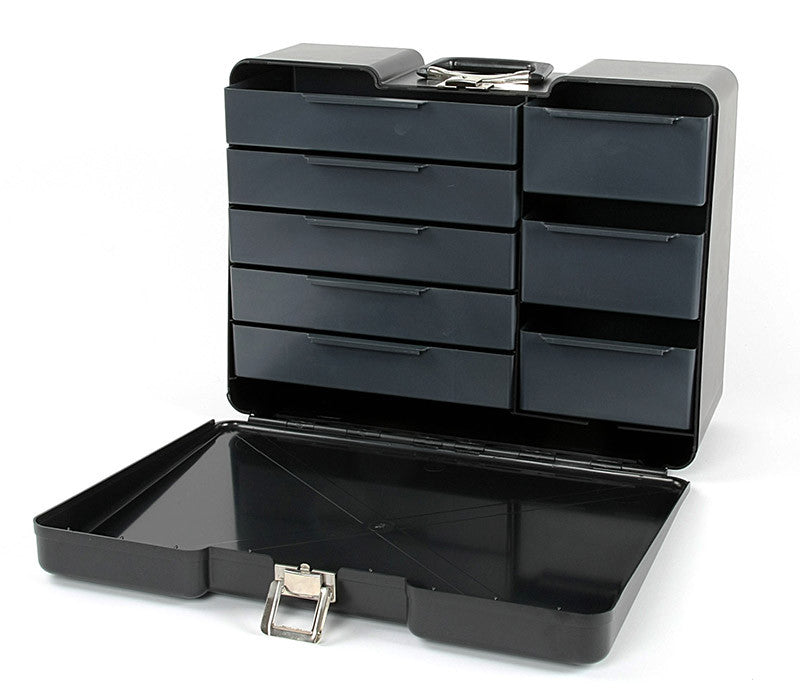 Polybutler Pit Box for Tools with 8 Draws black - RACERC