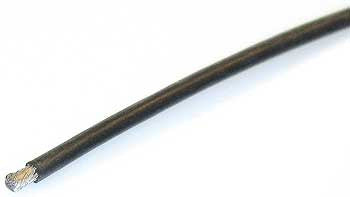 Silicon wire 1m black 2,5mm2 dia 3.0mm - RACERC