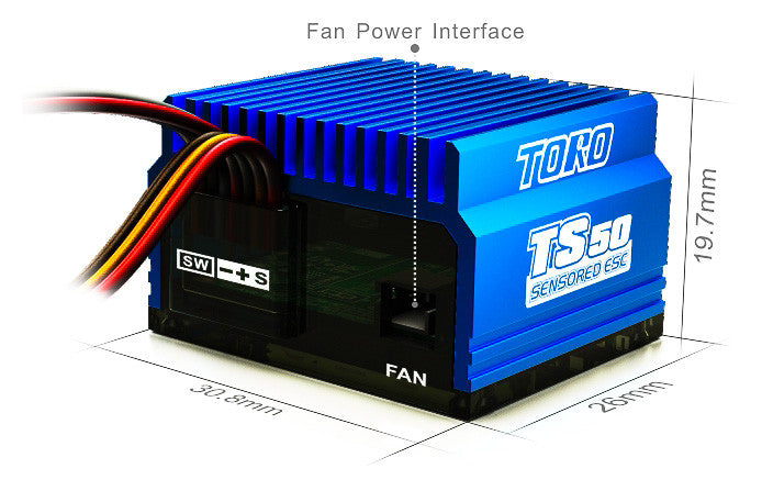 SkyRC ESC Toro TS50 1/10 - RACERC