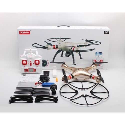 Syma X8HW WIFI FPV With 1MP HD Camera 2.4G 4CH 6Axis Altitude Hold RC Quadcopter RTF - RACERC