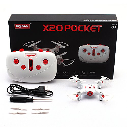 Syma X20 Mini Headless Quadcopter RC Drone with Stunt Altitude Holding for Beginner - RACERC