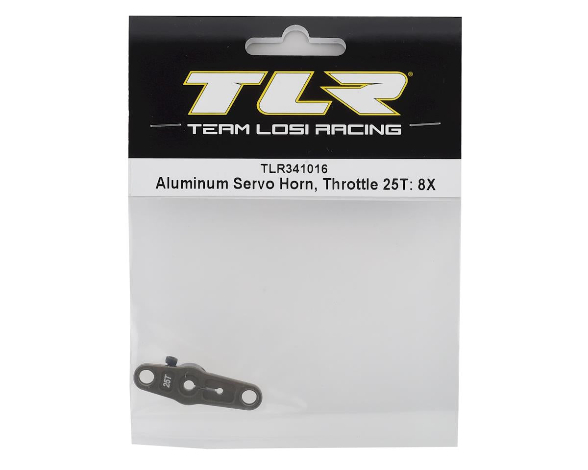 Team Losi Racing 8IGHT-X Aluminum Throttle Servo Horn (25T)