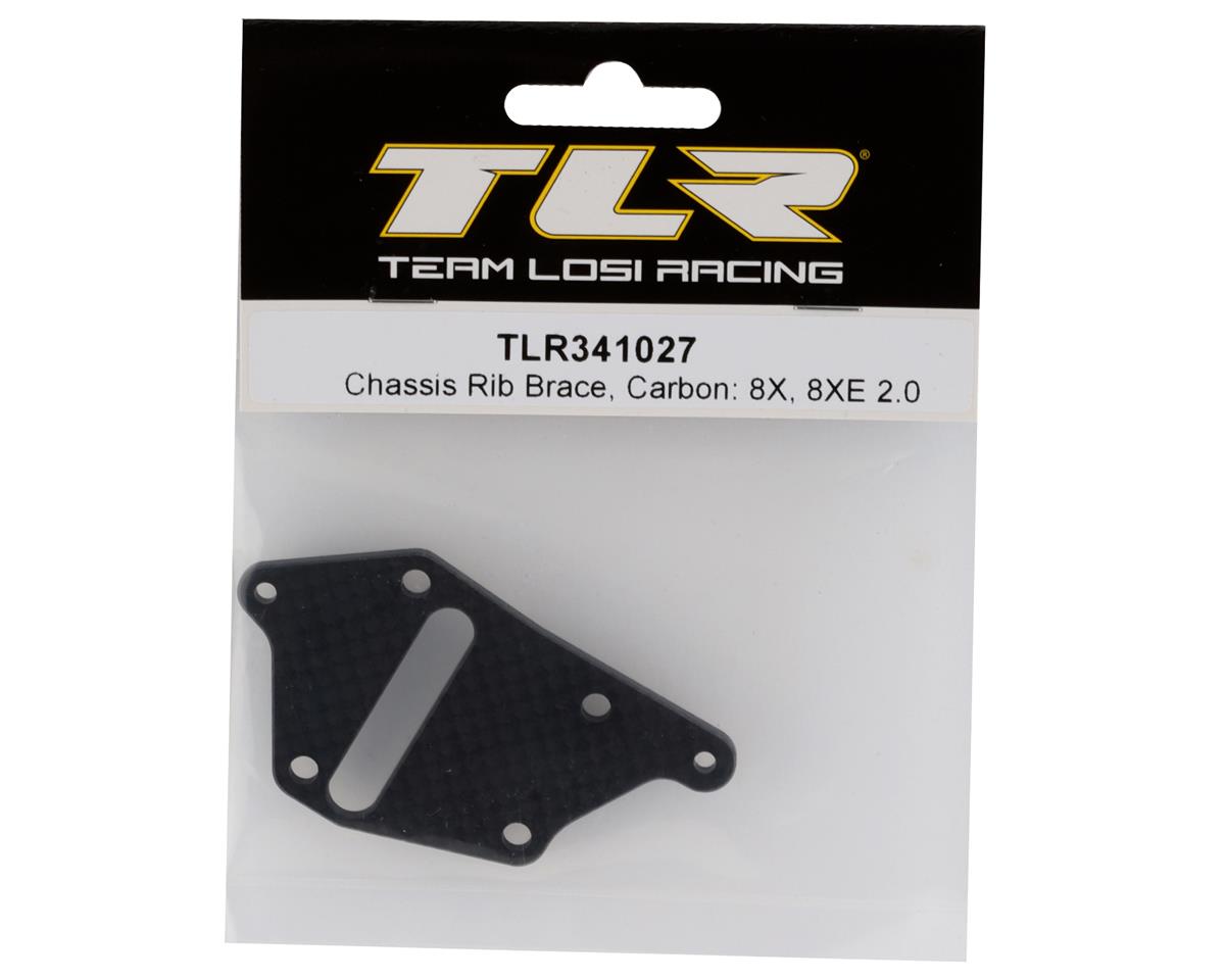 Team Losi Racing Carbon Fiber Chassis Rib Brace (8IGHT-X/XE 2.0)