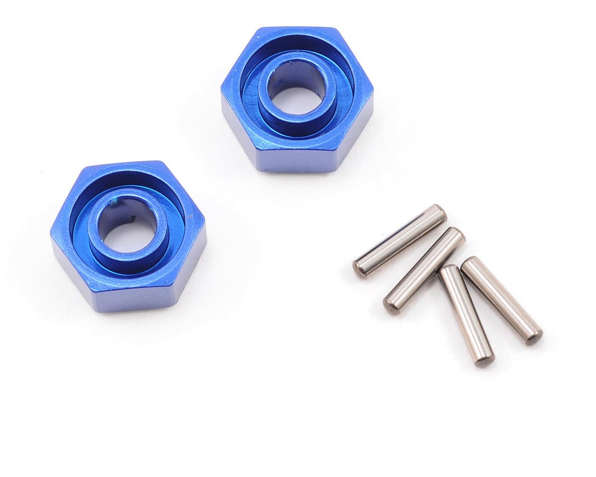 Traxxas 12mm Αλουμινένια Wheel Hubs Μπλε 6061-T6