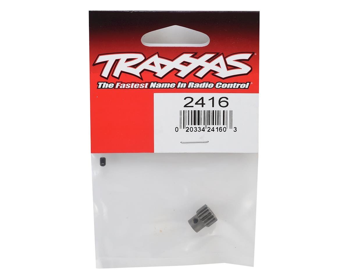 Traxxas 48P Pinion Gear 16T 3.17mm Bore – Γρανάζι Μοτέρ με Set Screw για 1/10 RC
