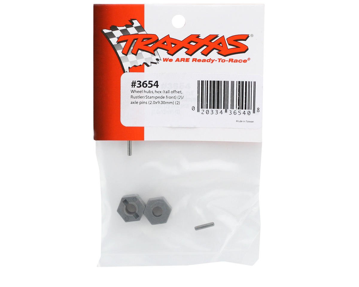 Traxxas Front Hex Wheel Hub (2) με Πείρους Άξονα – Ανταλλακτικά Μπροστινού Τροχού