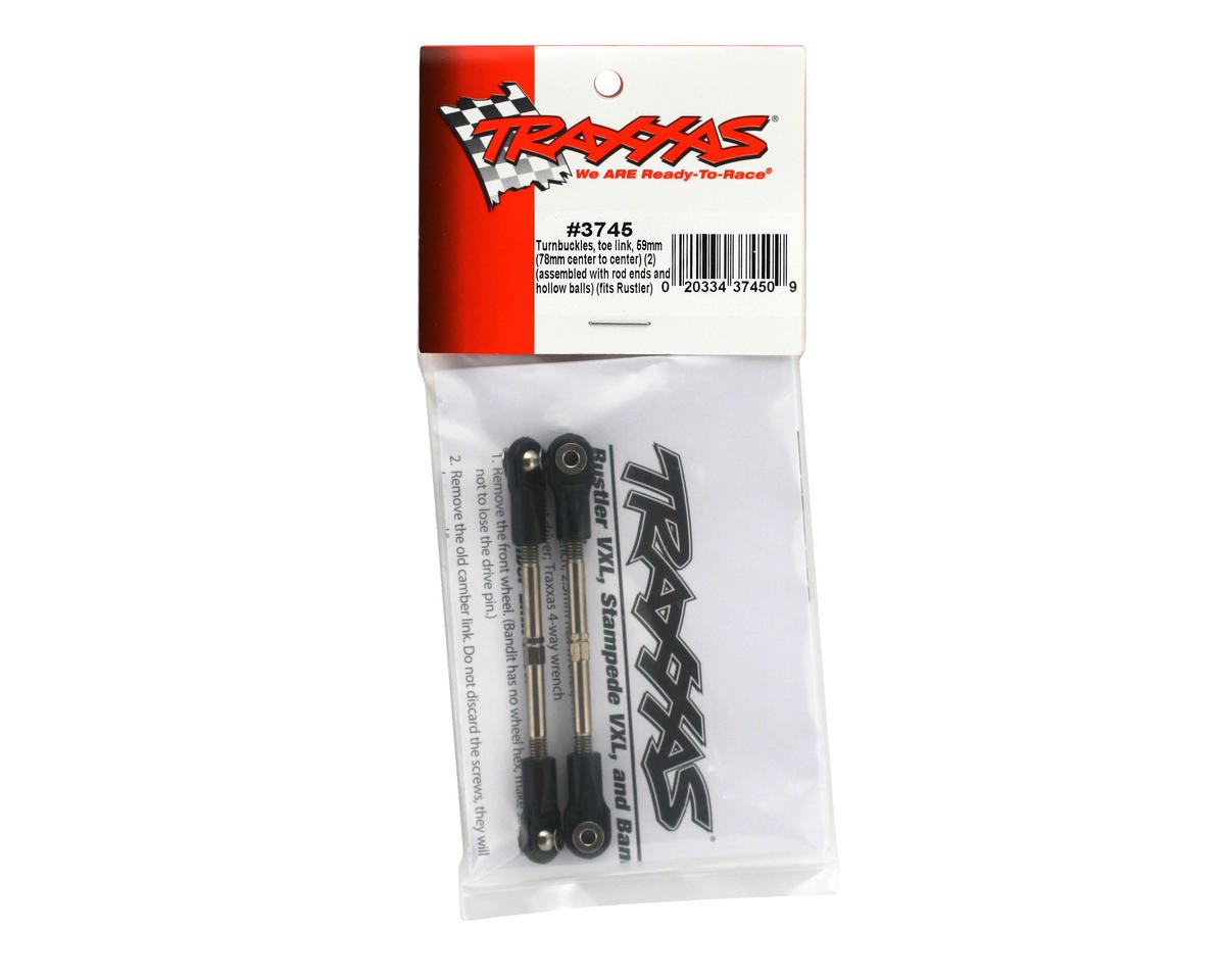Traxxas 59mm Toe Link Turnbuckle (2) (VXL)
