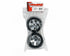 Traxxas Alias Rear Tires w/All-Star Wheels (2) (Chrome) (Standard)