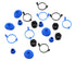 Traxxas Revo Pivot Ball Caps & Dust Boots Set (4)