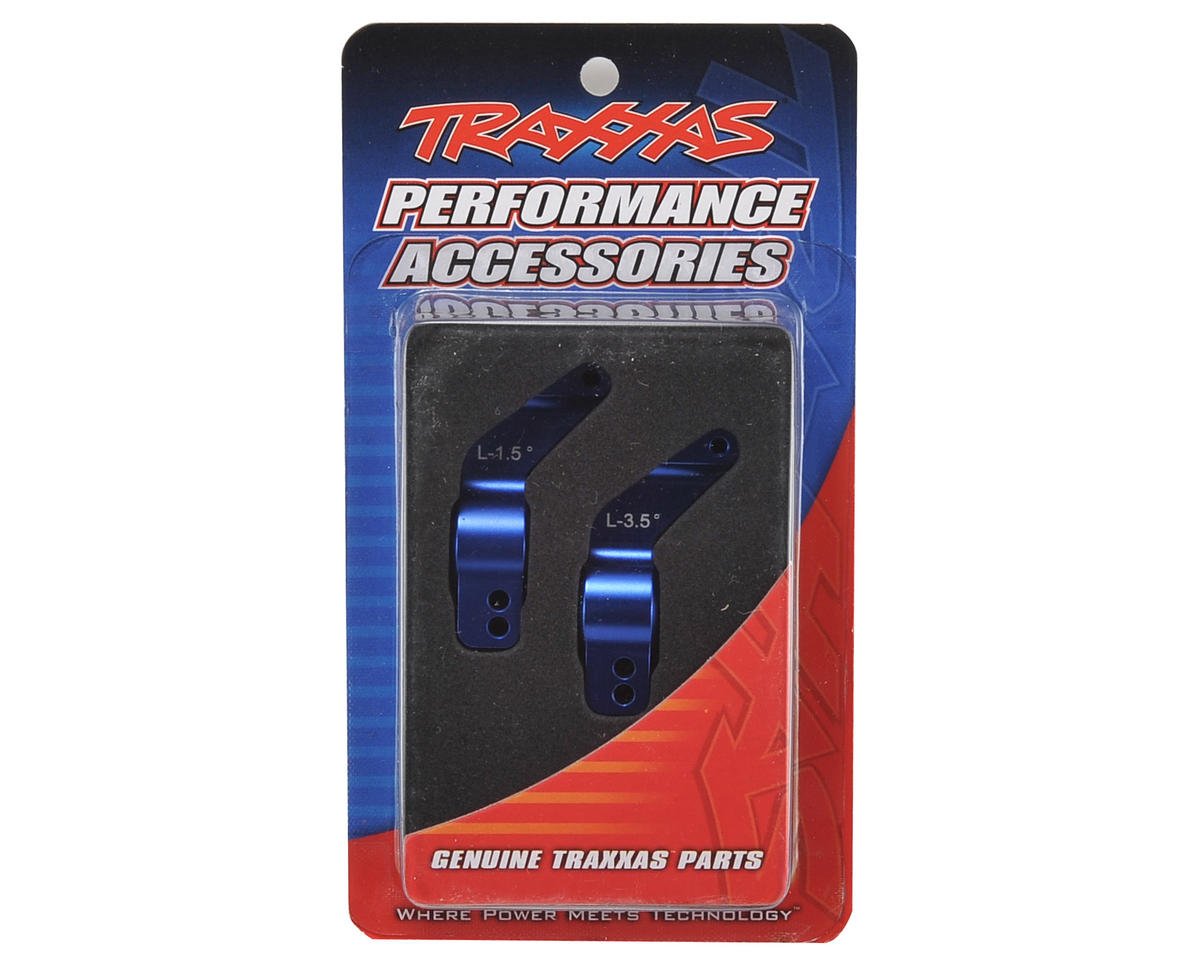 Traxxas Aluminum Rear Axle Carrier Set (Blue)