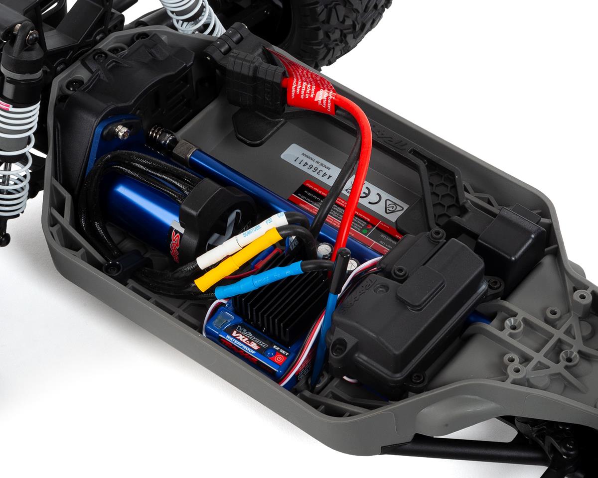 Traxxas Rustler 4X4 VXL Brushless RTR 1/10 4WD Stadium Truck (Solar Flare) w/TQi 2.4GHz Radio & TSM