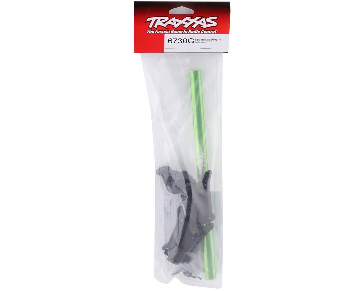 Traxxas Rustler/Slash 4x4 LCG Chassis Brace Kit (Green)