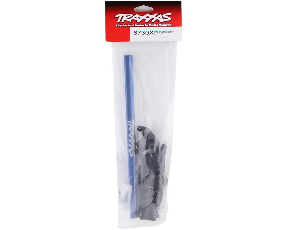 Traxxas Rustler & Slash 4x4 LCG Chassis Brace Kit Blue – Ενίσχυση Σασί Αλουμινίου