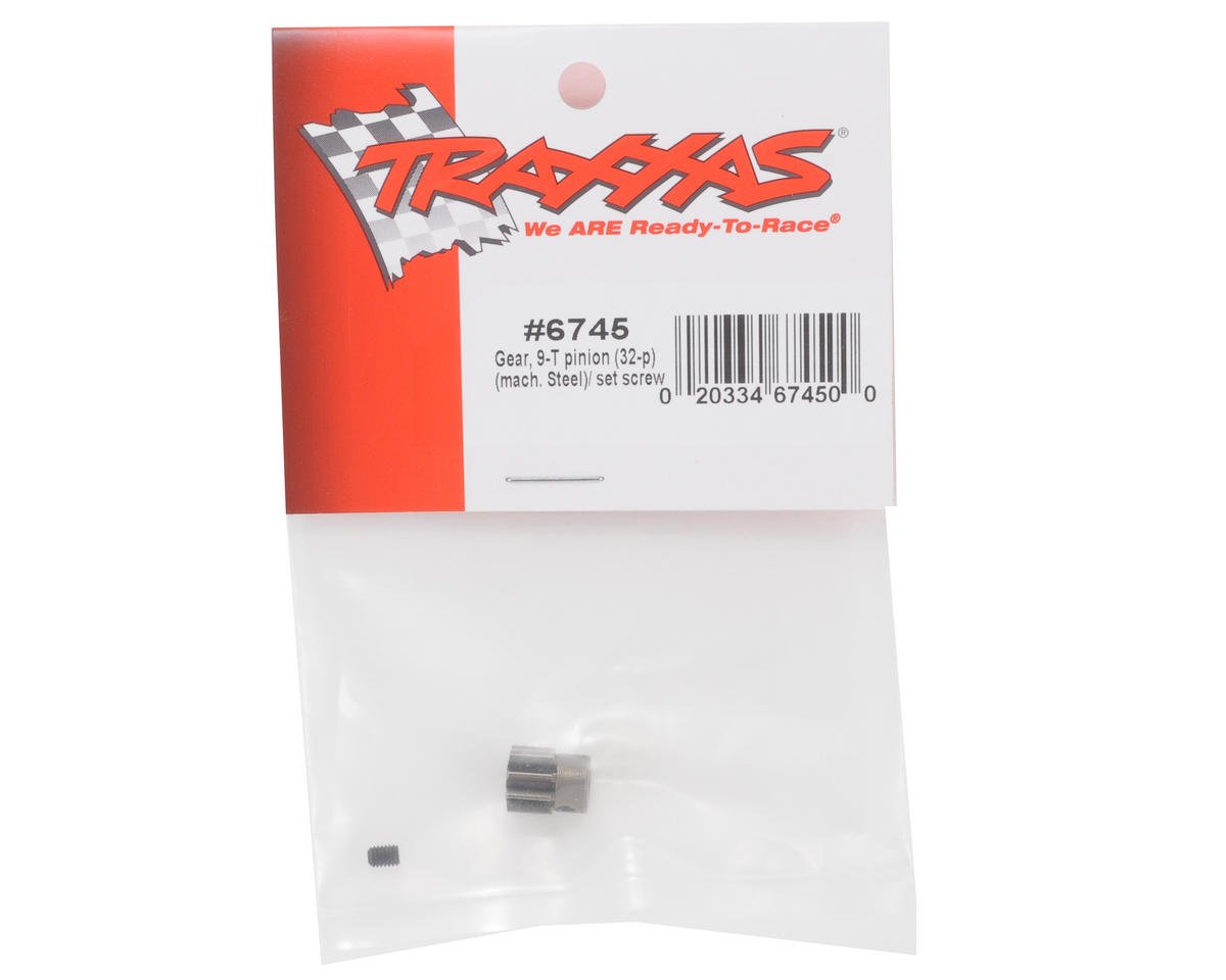 Traxxas Steel 32P Pinion Gear 9T w/ Set Screw